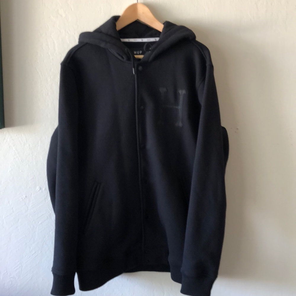Huf varsity sweater sz lrg like new